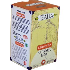 Tealia Ceylon Regional Tea - Nuwara Eliya (Pyramid Tea Bags) 40g